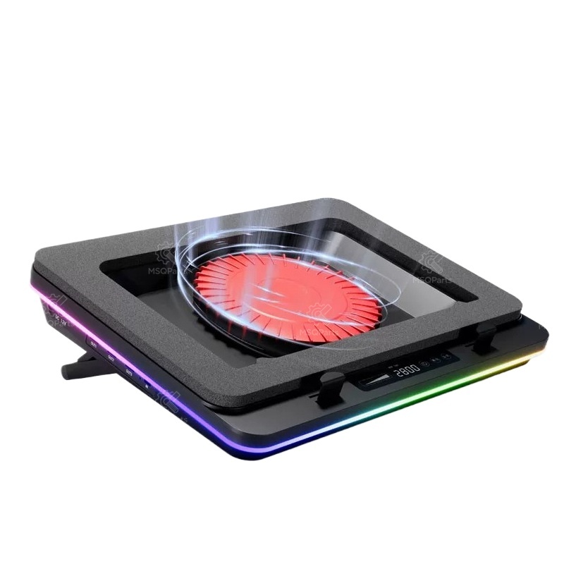 Laptop Cooling Pad - Laptop-Kühler Luftdruck-Kühlpad 14CM Lüfter Staubdichte Basis