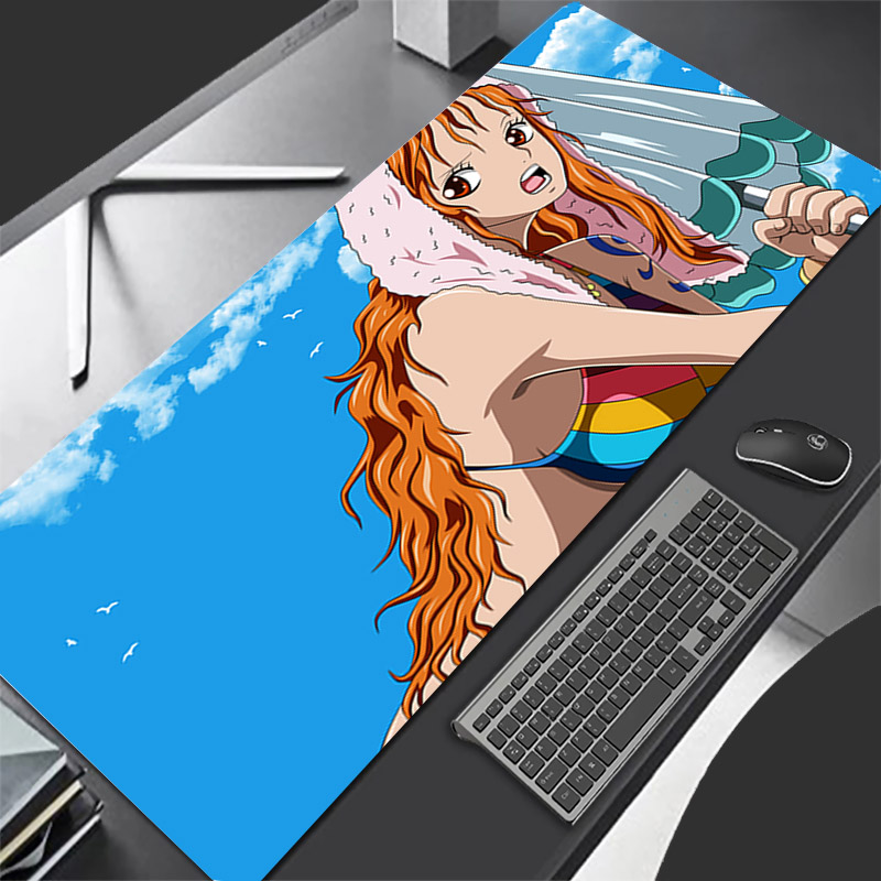 Pc Gaming Setup - Mauspad One Piece Langlebiges Anime-Gaming-Zubehör Gabinete