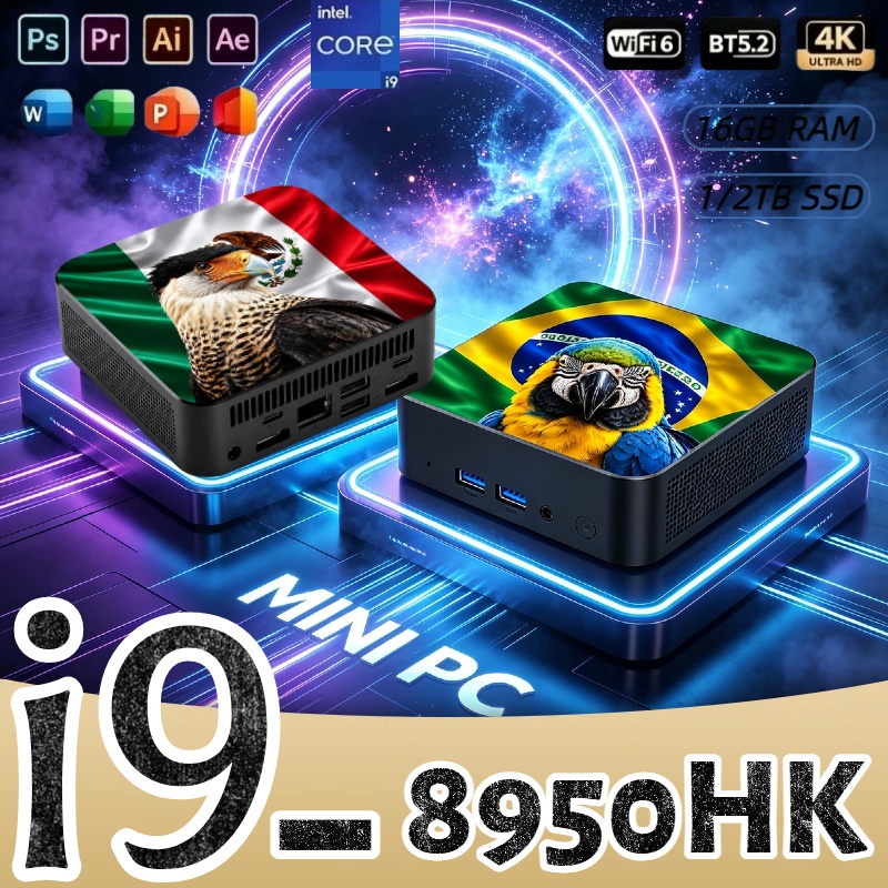 Pc Gaming Intel Core I9 - Mini-PC Core i9-8950HK 16GB RAM 2TB