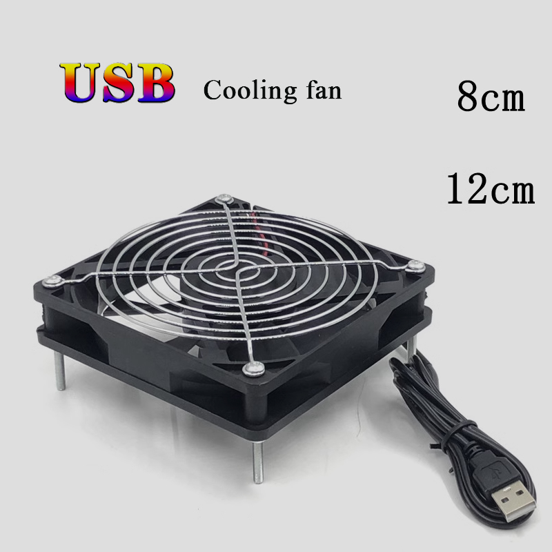 Pc Gaming Vr - 8/12 cm 12 V USB-betriebener Computer-PC-Gehäuselüfter