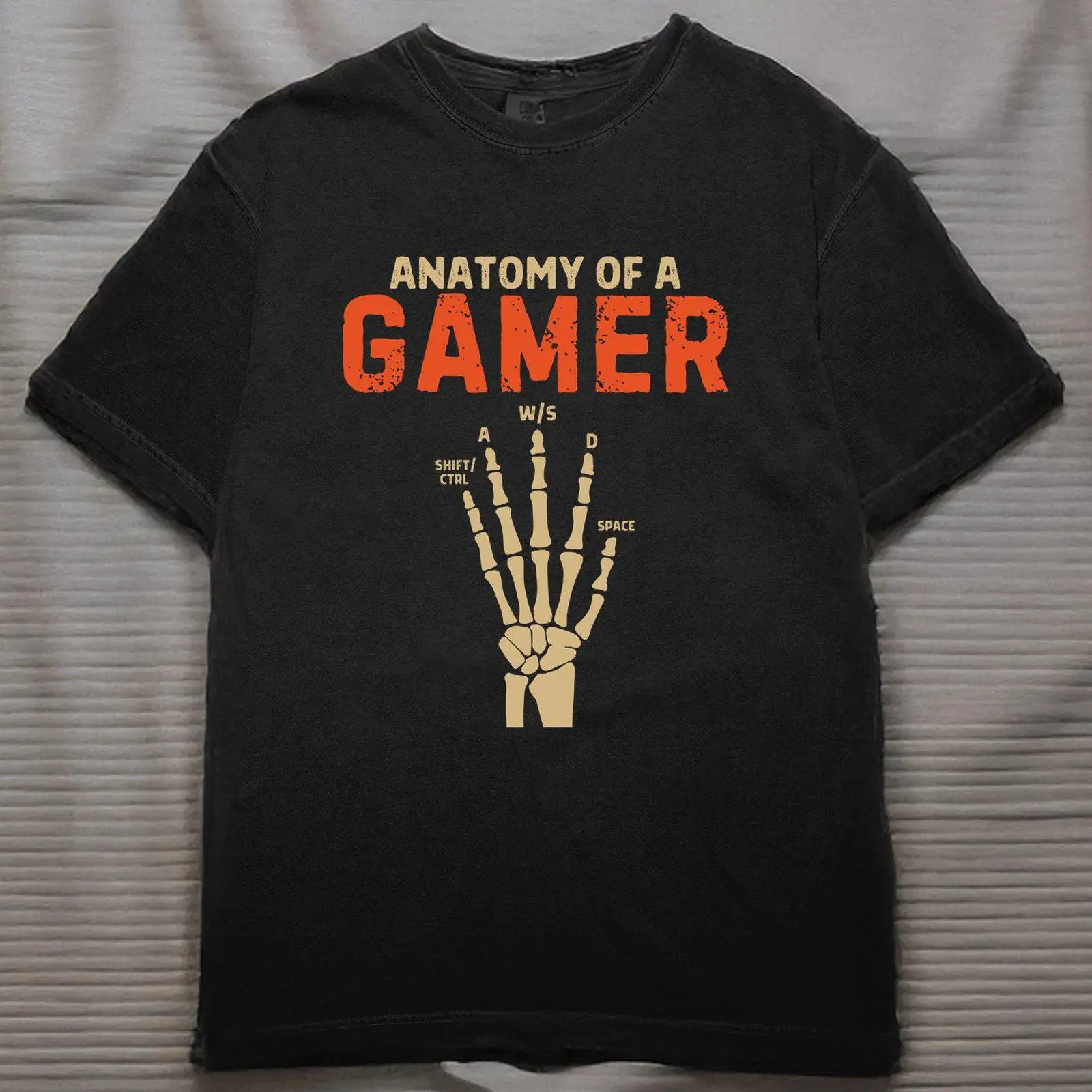 Pc Gaming Video - Anatomie einer Gamer-Hand, Skelett, WASD-Tastatur, PC-Gaming,