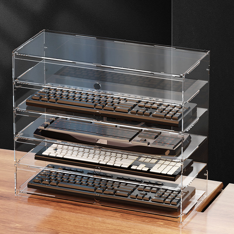 Pc Gaming Setup - Hochwertige, transparente, staubdichte Vitrine aus Acryl