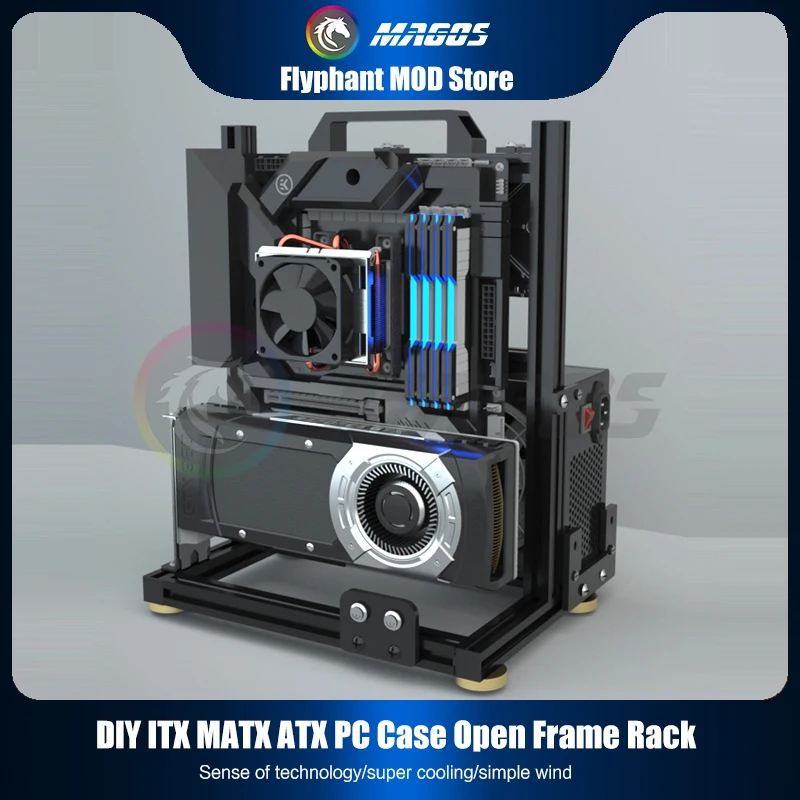 Pc Gaming Liquid - DIY-Gamer-Schrank ITX MATX ATX-Chassis, Computergehäuse, offenes