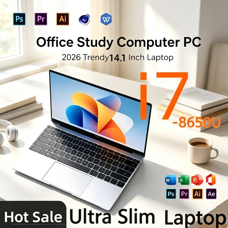 Pc Gaming Core I7 - Ultra Slim 14,1 Zoll Laptop 32GB