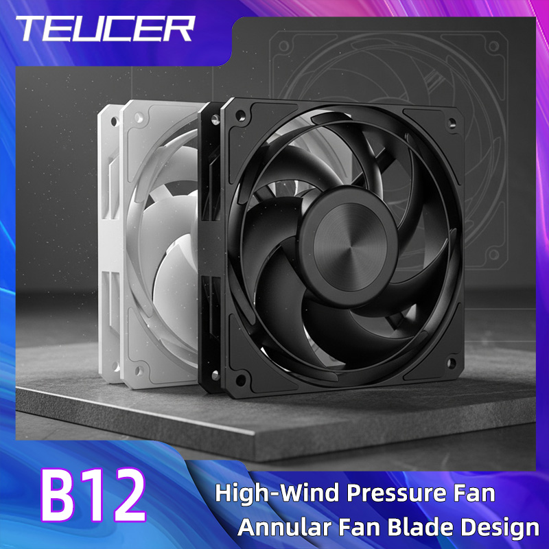 Pc Gaming Ff - TEUCER Computer-CPU-Kühlerlüfter, 120 mm, leistungsstarke 3000