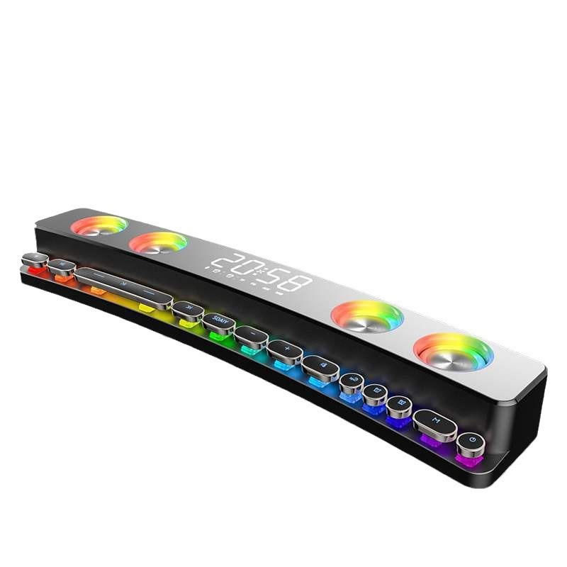 Gaming Speaker - Neuer SH39 Bluetooth-Lautsprecher Gaming-Computer-Soundbar Kabelloser Stereo