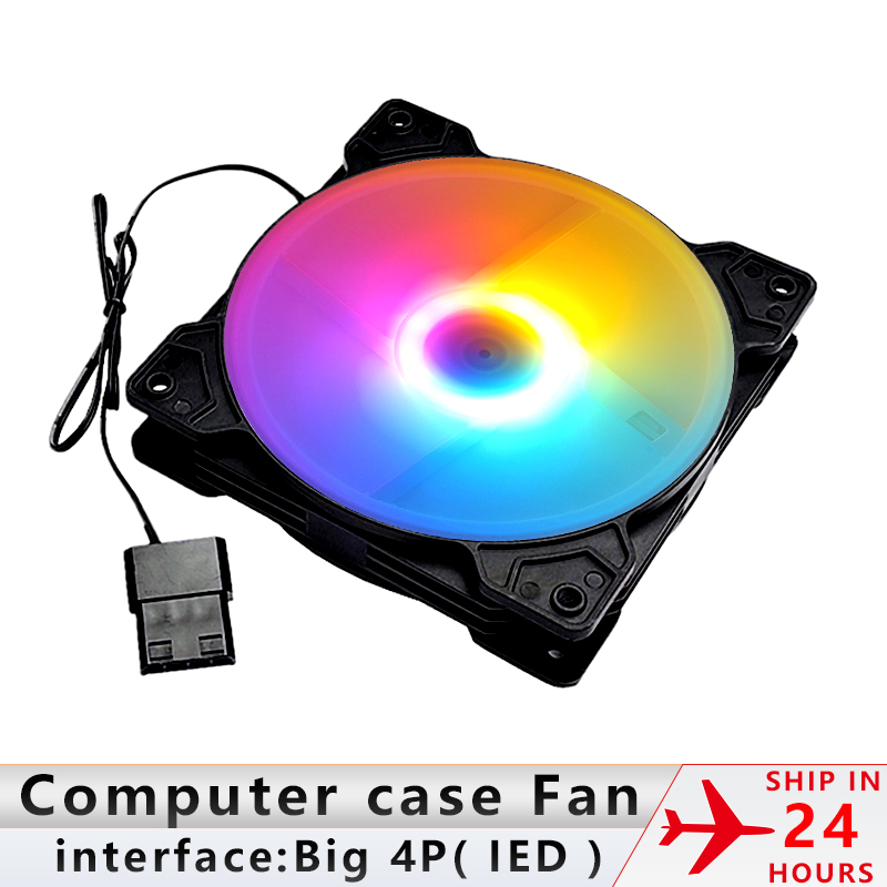 Pc Gaming Ff - Gaming-PC-Gehäuse 120mm DIY-Kühlventilator Desktop-Chassis Stromversorgung DC12V