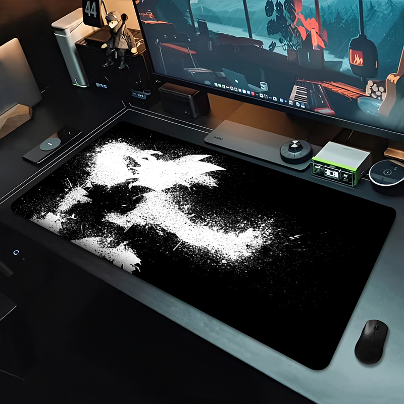 DBZ Schwarzes Anime-Mauspad Dr – Pc Gaming Setup Bewertung und Preis