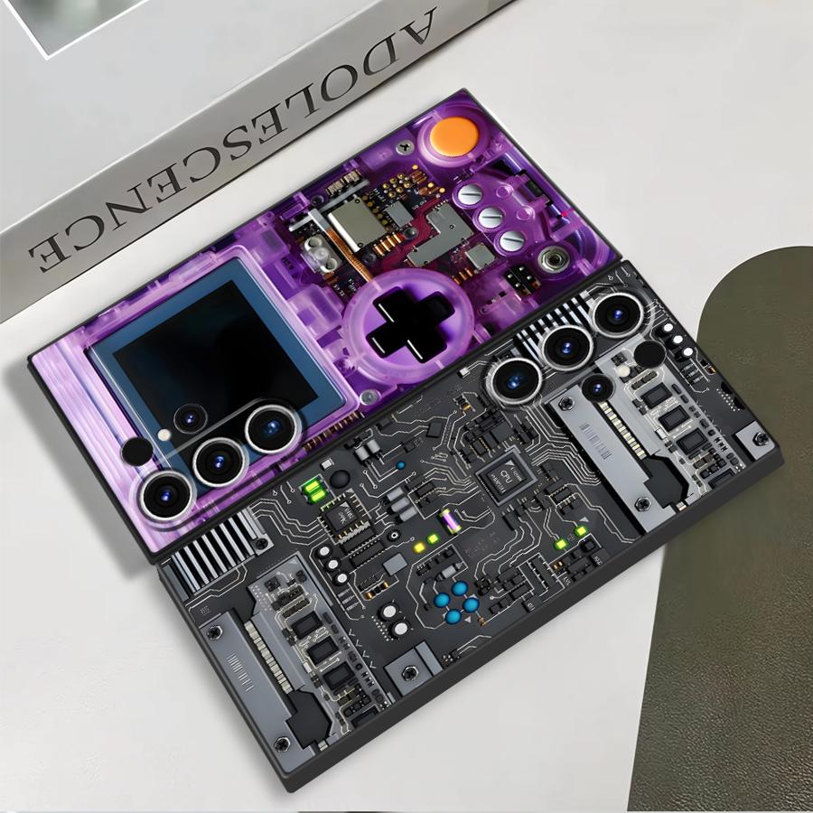 Lila Gaming-Konsolen Handyhüll – Pc Gaming Samsung Bewertung und Preis