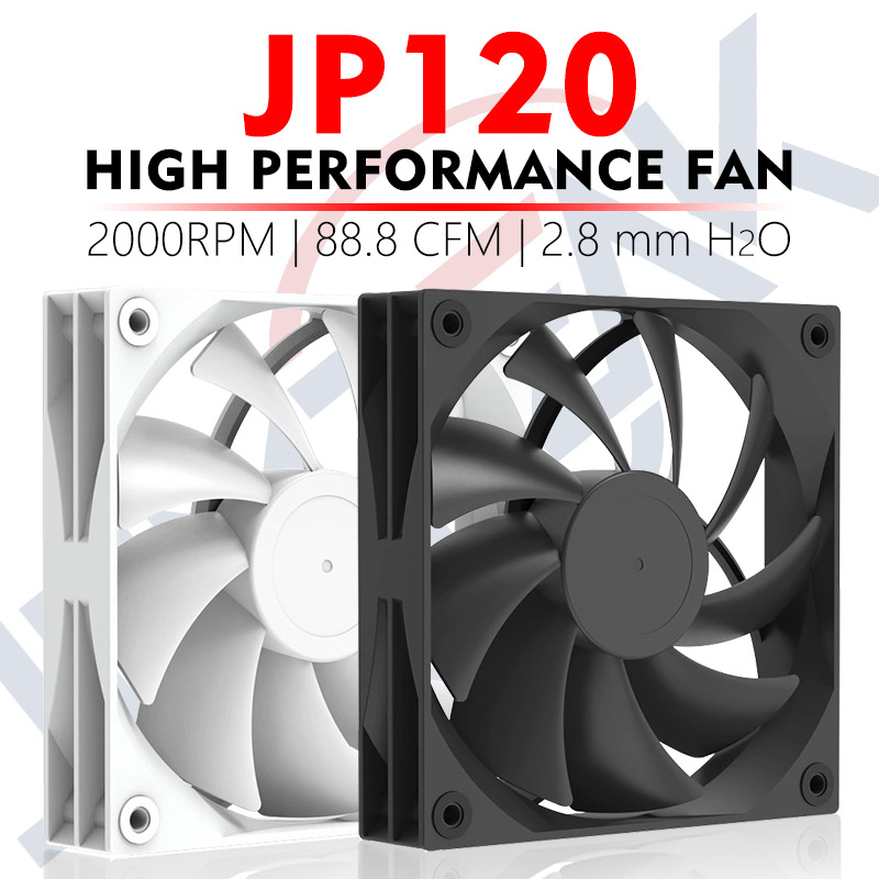 JUMPEAK JP120 120 mm Lüfter, 2 – Pc Gaming Ff Bewertung und Preis