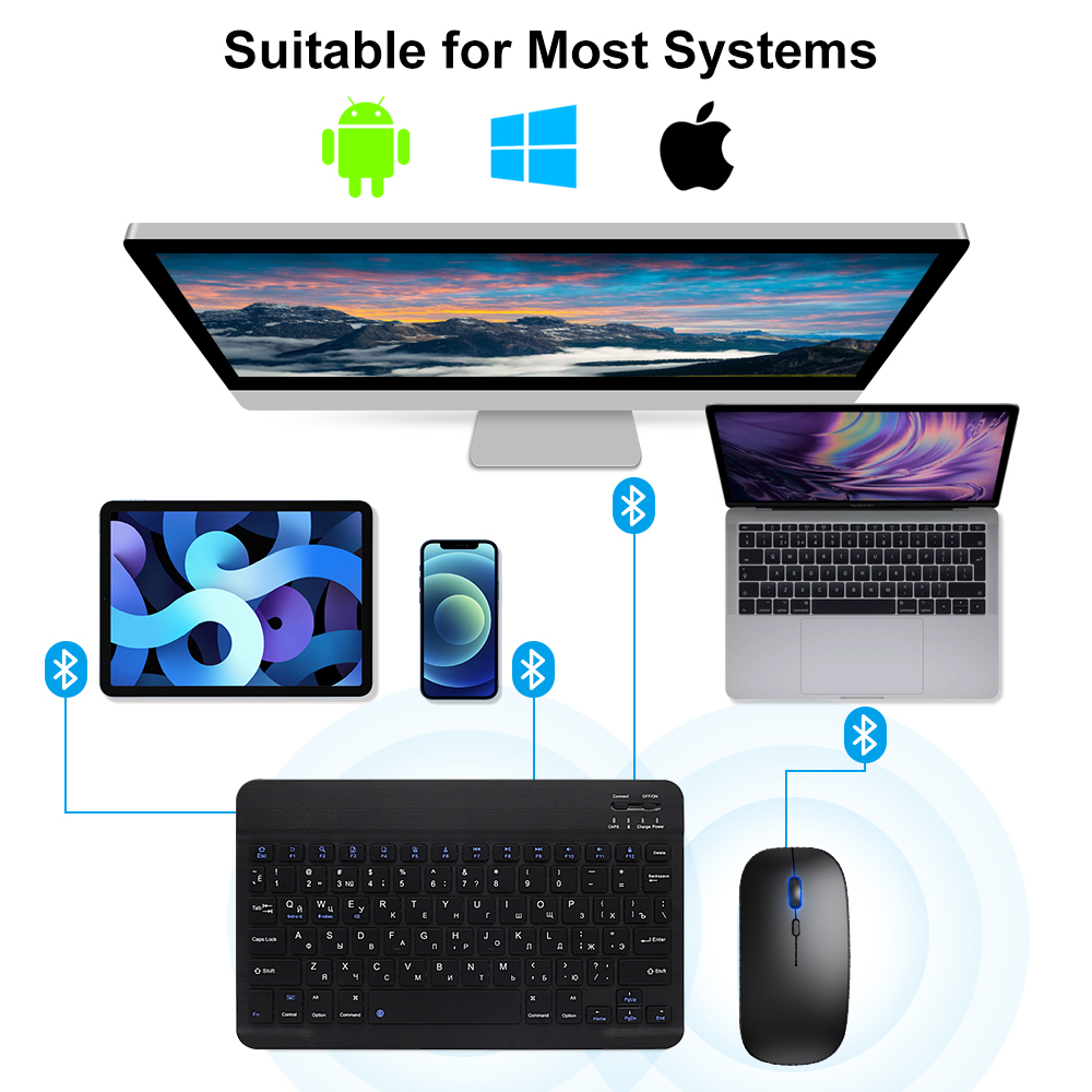 Bluetooth-Tastatur und Maus fü – Pc Gaming Samsung Bewertung und Preis