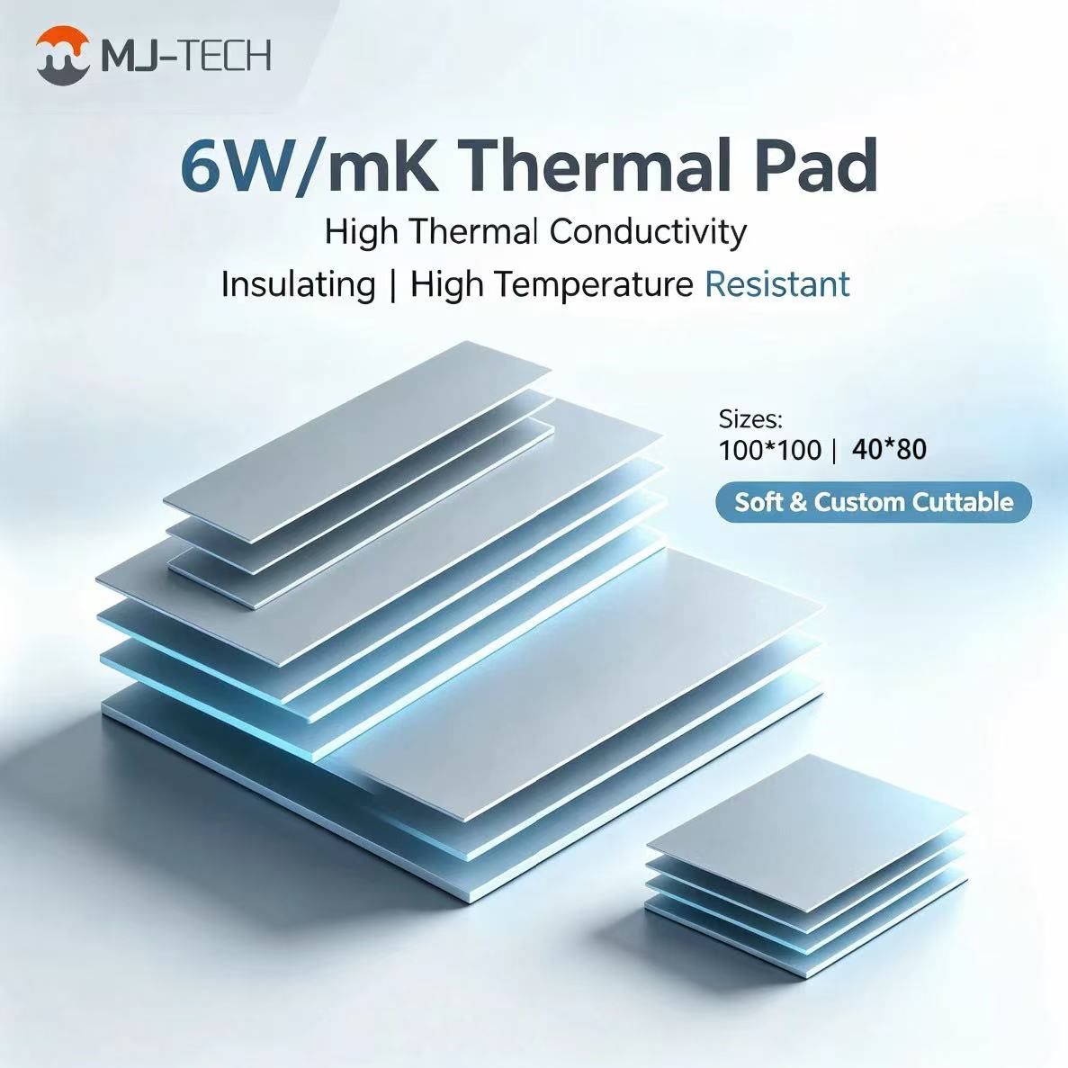MJ-TECH 6W/mK Wärmeleitpad, ni – Laptop Cooling Pad Bewertung und Preis